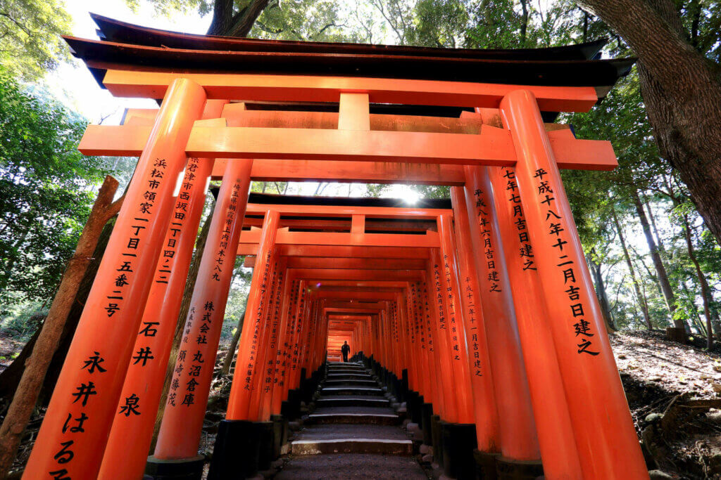 Fushimi Inari Taisha Shrine in Kyoto, Japan